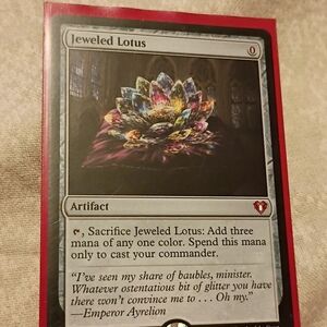 Jeweled Lotus Card